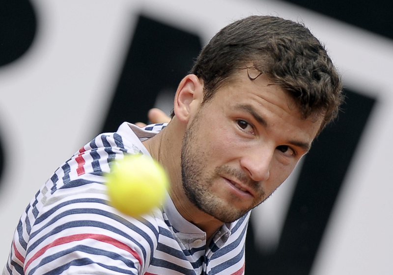 Григор стартира с трудна победа в Рим (снимки)