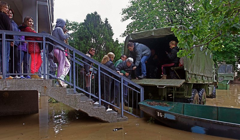 Наводнения в Обреновац, Сърбия
