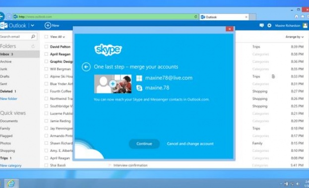 Microsoft тества нов интерфейс на Skype