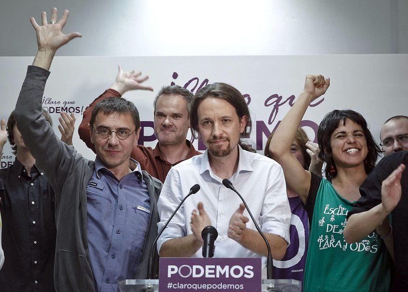 Подемос се превърна в трета политическа сила в много испански области