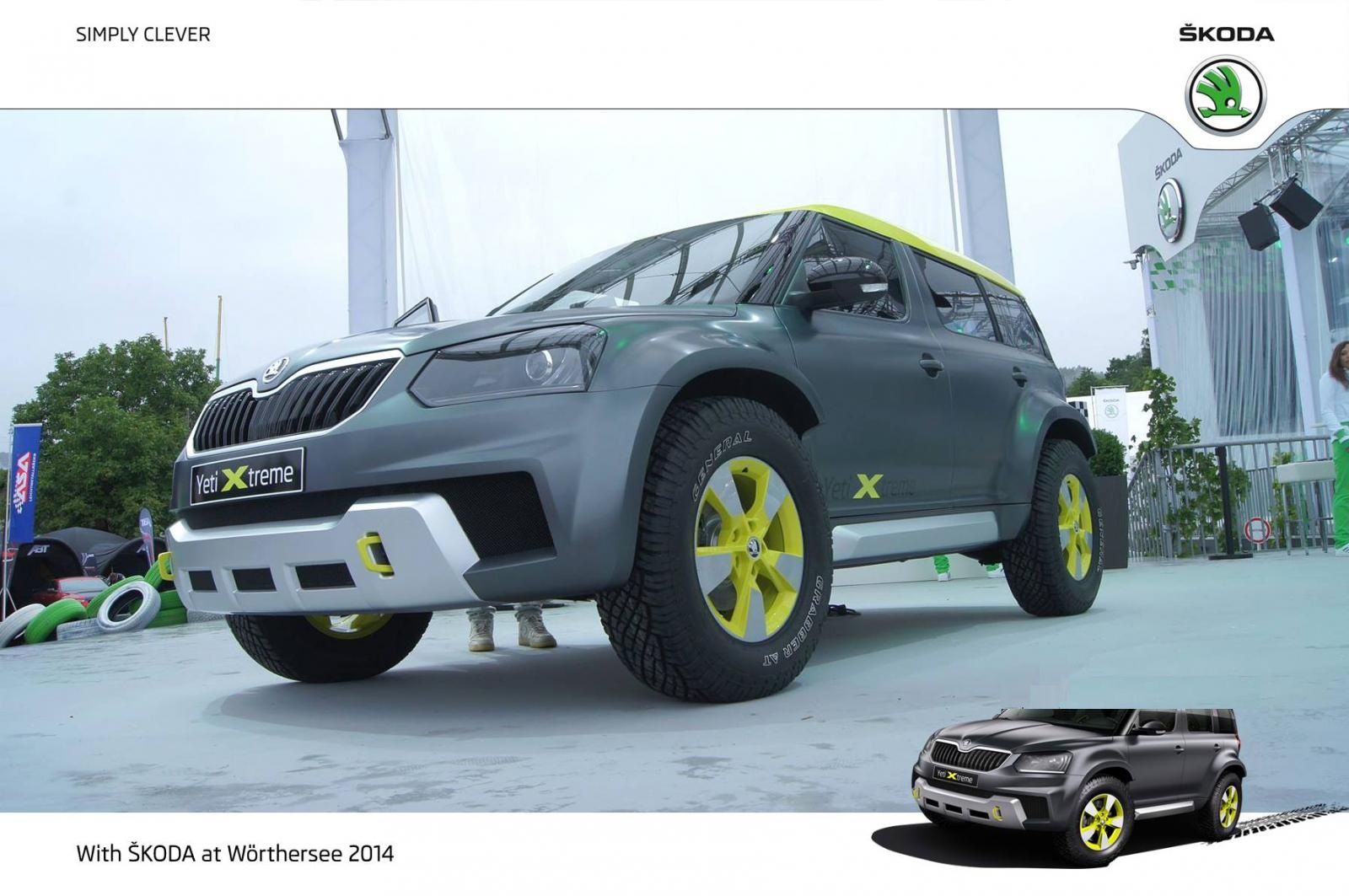 Skoda Yeti Xtreme излезе на сцената (снимки)