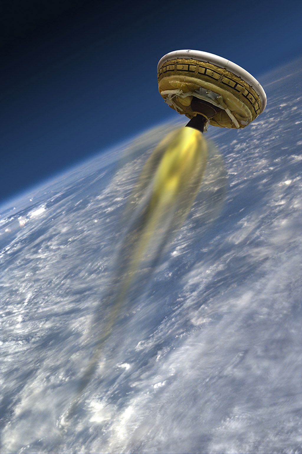 Полетът на ”летящата чиния” на НАСА (видео)