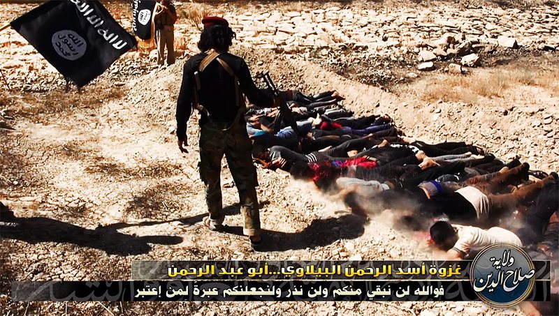 Неотдавна сунитските джихадисти публикуваха снимки на масово убийство, извършено от тях