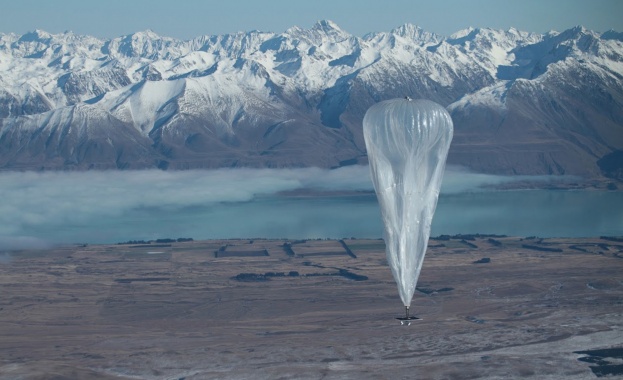 Google ще доставя интернет чрез стратосферни балони