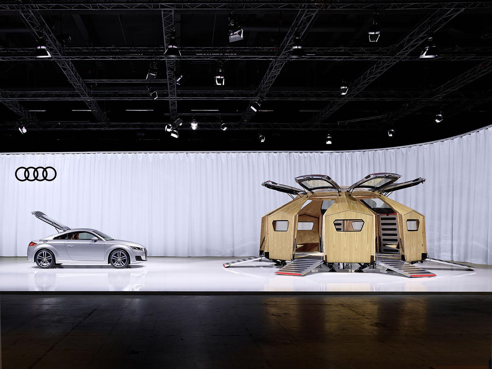 Специален гараж за Audi TT (снимки)