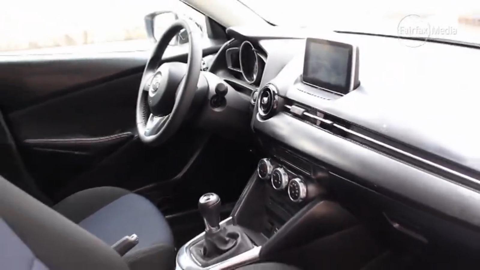 Разкрит е интериорът на новата Mazda2? (снимки)