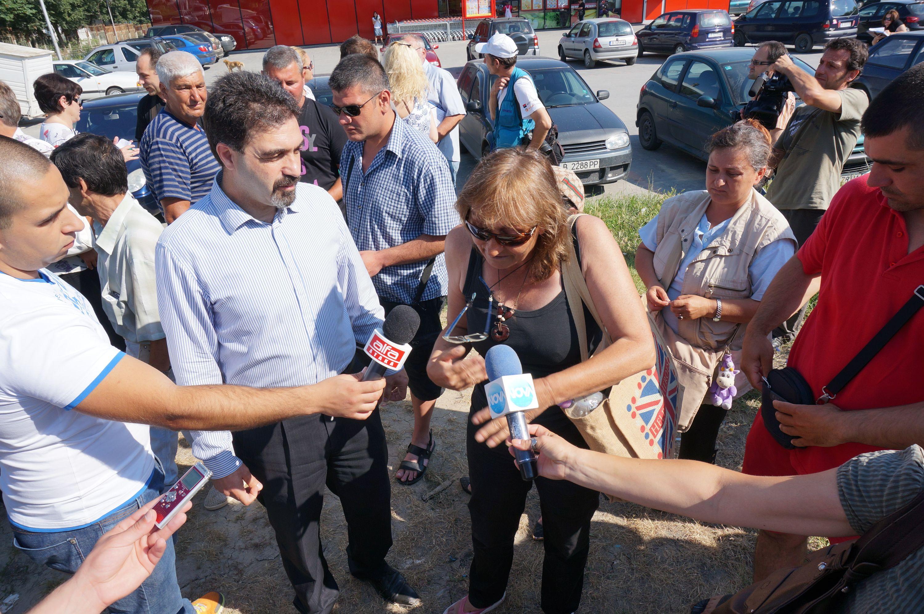 В ”Аспарухово” протестираха срещу евакуацията