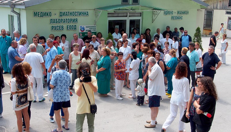 Протест на медици във Варна