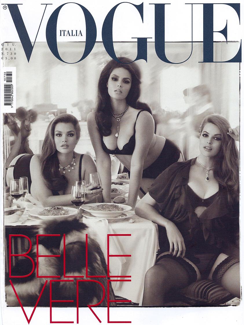 Кандис Хафин на корицата на ”Vogue”