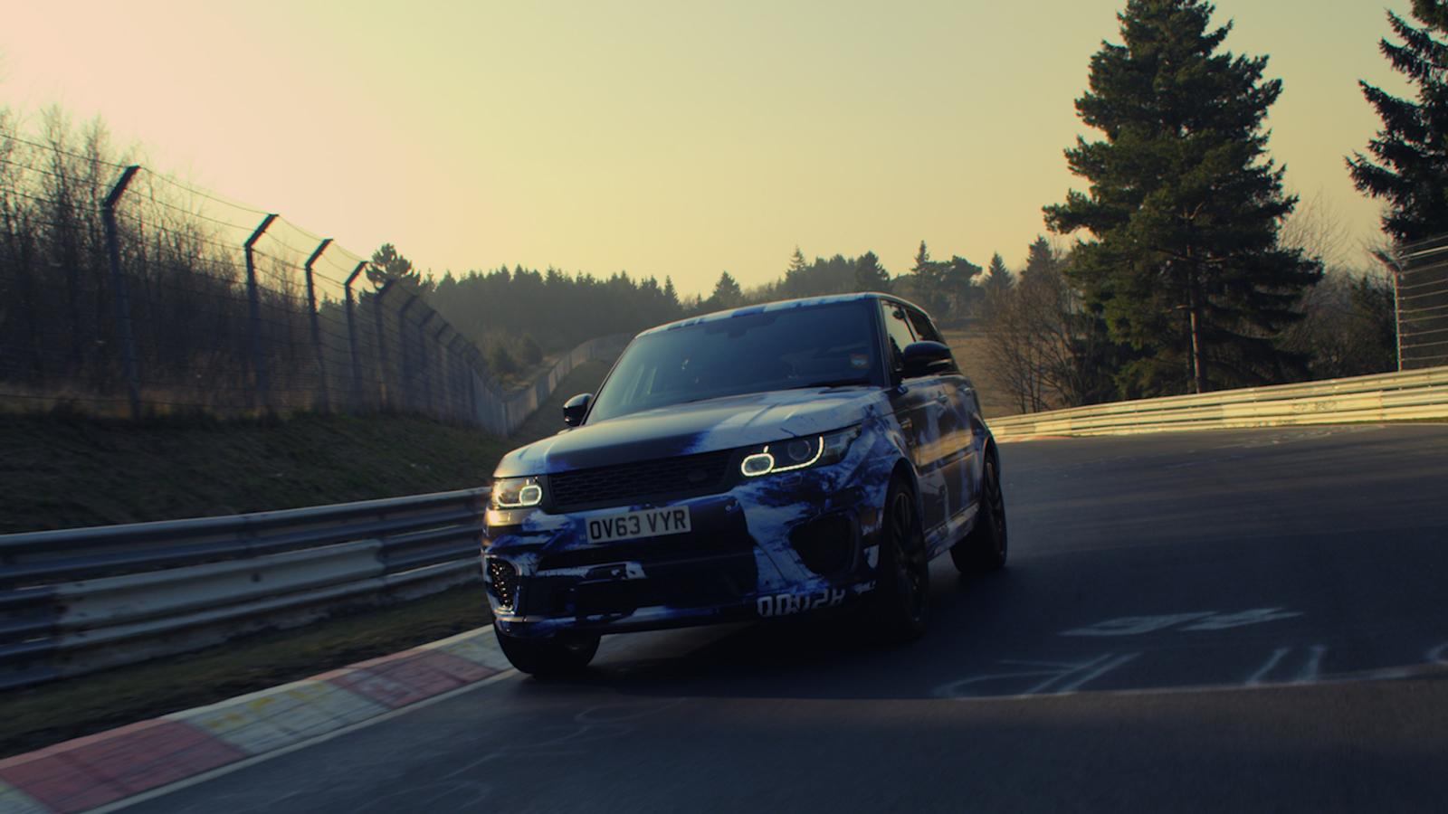 Range Rover Sport SVR - най-бързият джип на Нюрбургринг