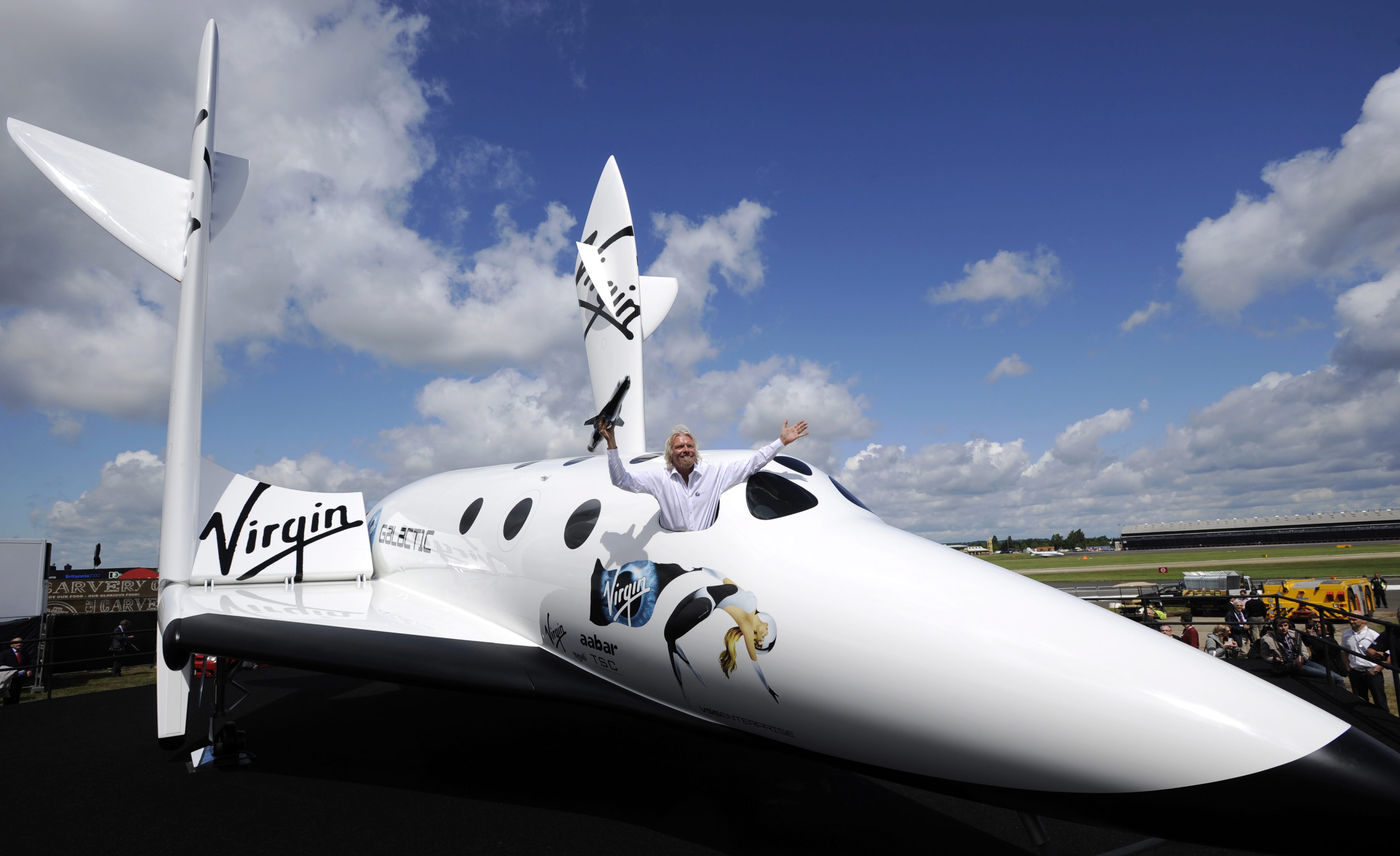 Ричард Брансън и SpaceShipTwo