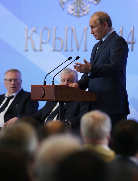 Руският президент Владимир Путин на посещение в Крим в средата на август