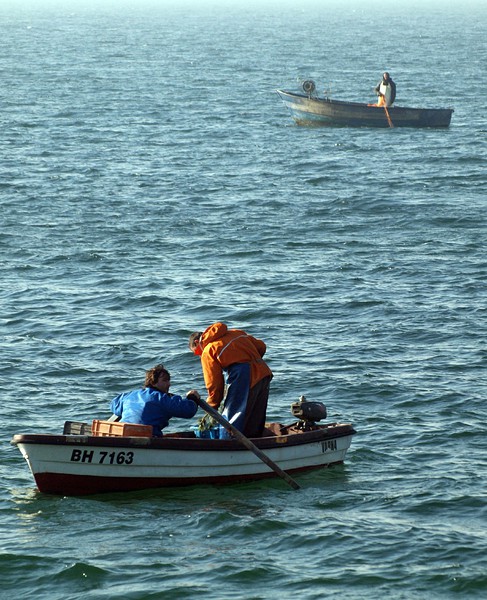 Рибари в морето