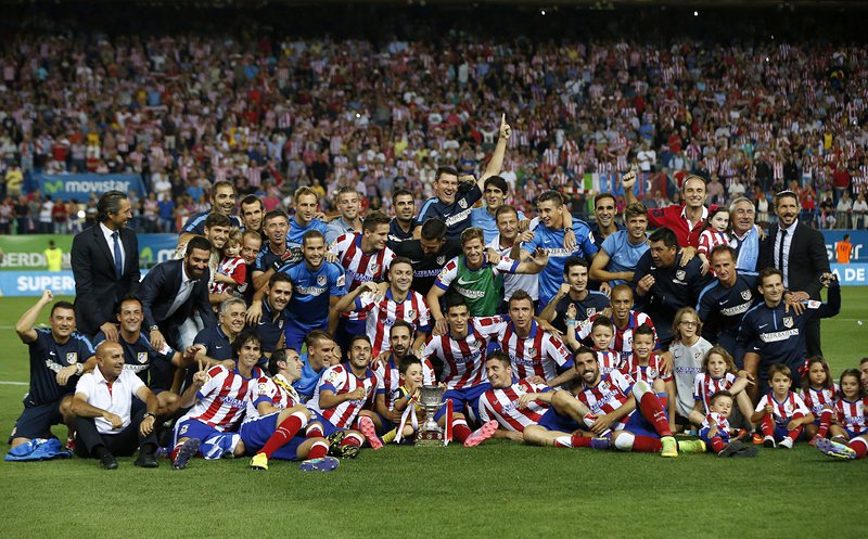 Атлетико Мадрид със Суперкупата на Испания сезон 2014/2015