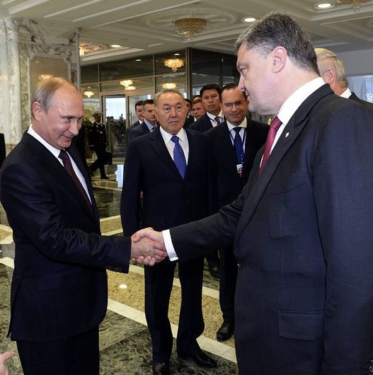 Путин и Порошенко обсъдиха първи стъпки за спиране на огъня