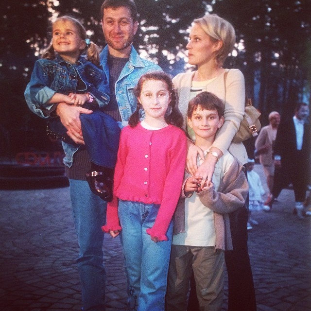Роман Абрамович със семейството си