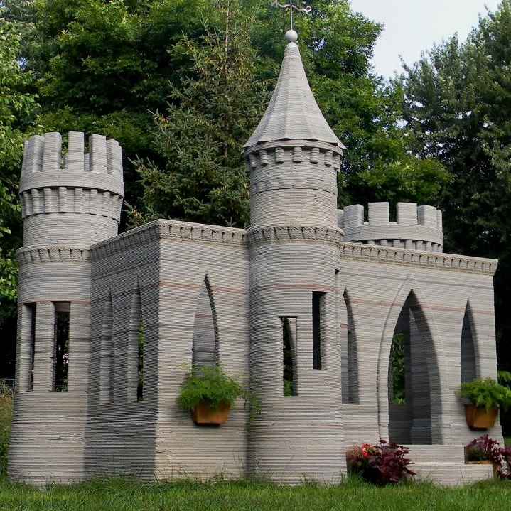 3D-принтираният замък
