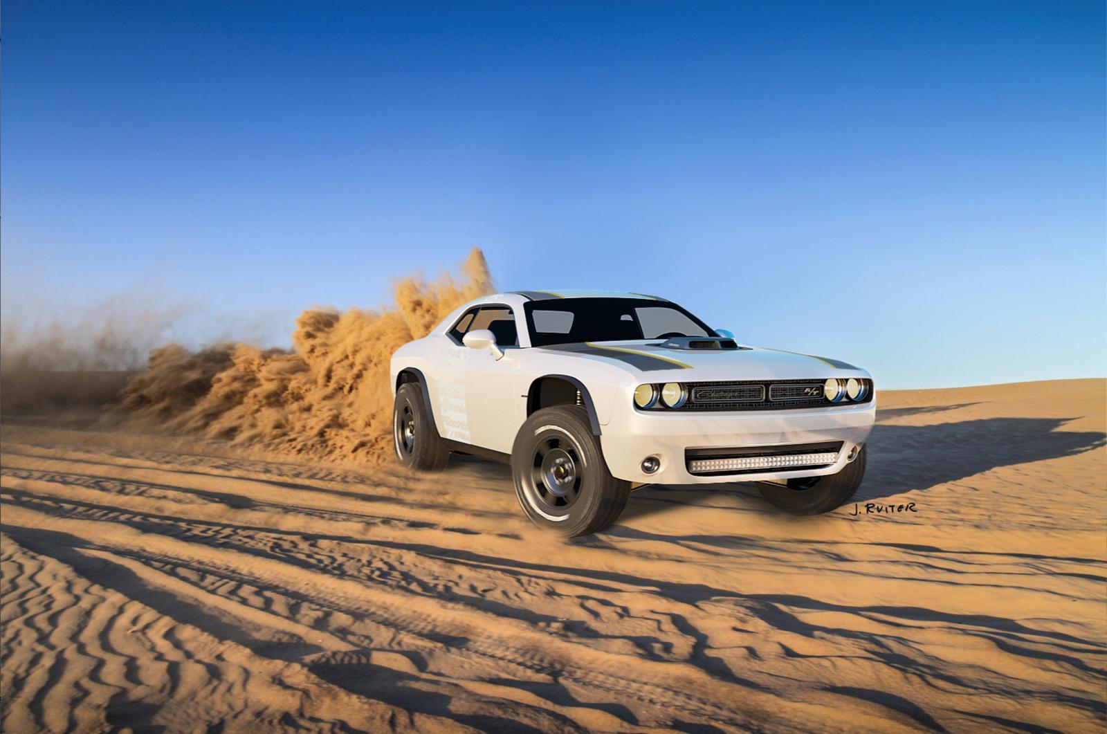 ”Неукротима” концепция за Dodge Challenger (снимки)