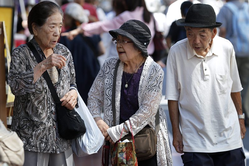 87 процента от столетниците в Япония са жени