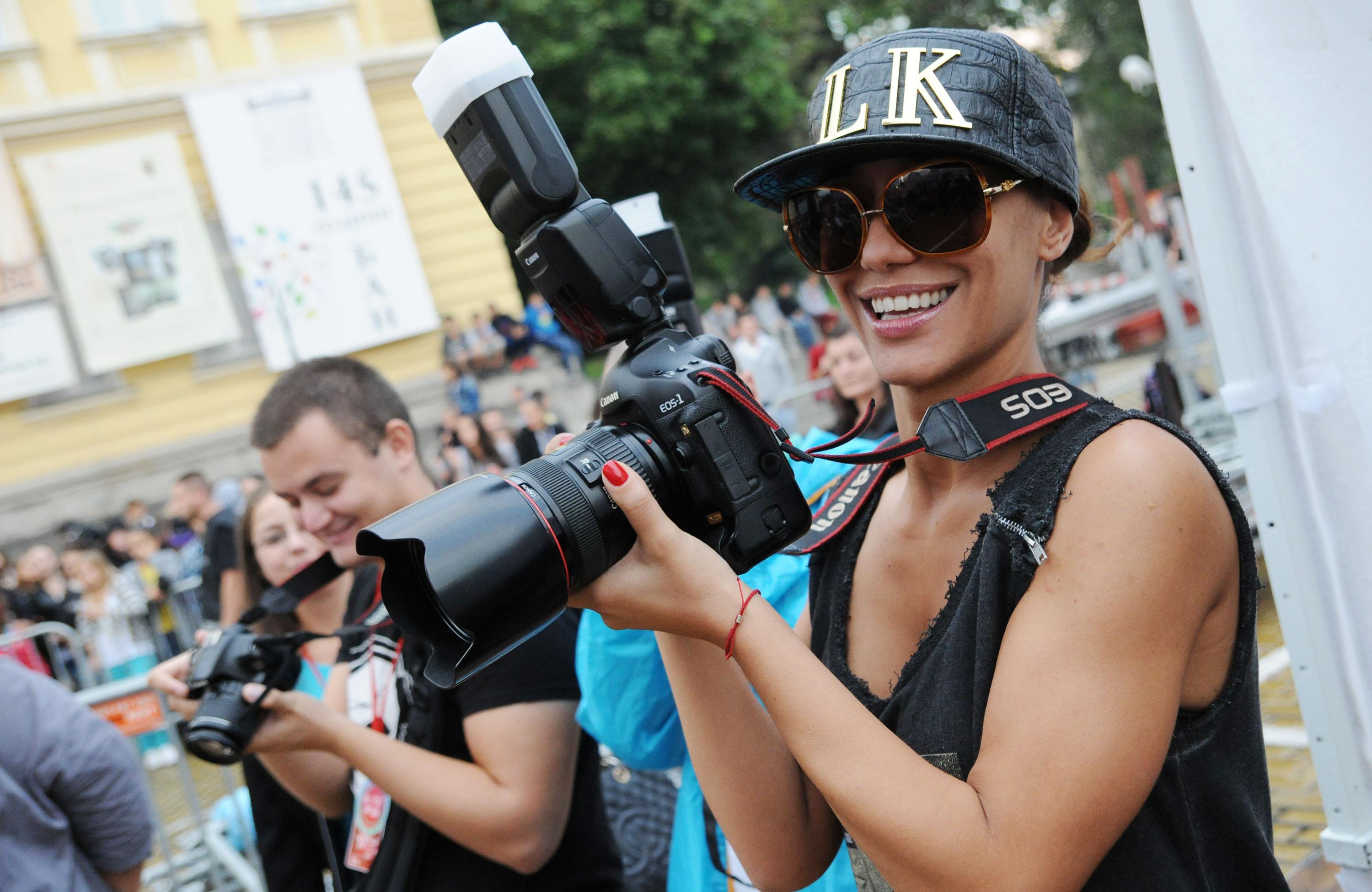 Мария Илиева сред фотографите на концерта