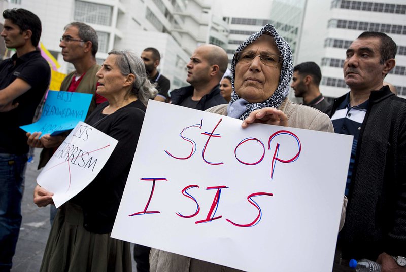 Протест срещу групировката ”Ислямска държава” в Холандия