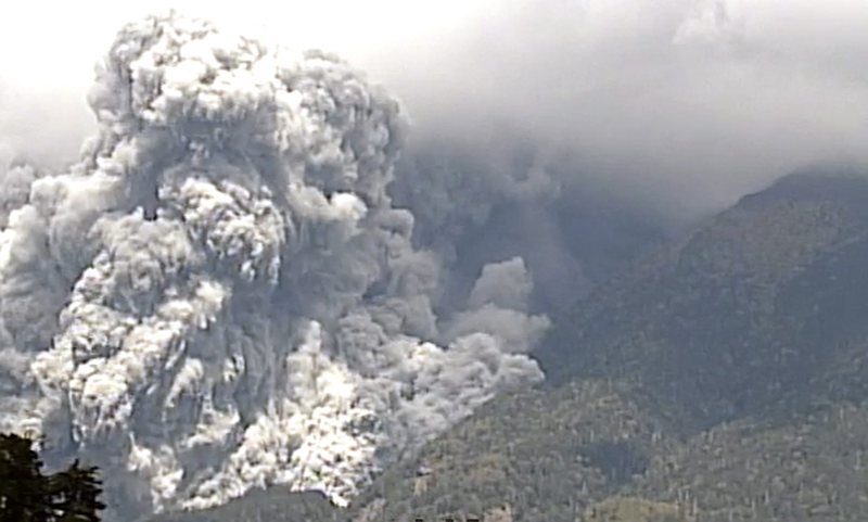 Изригването на вулкана