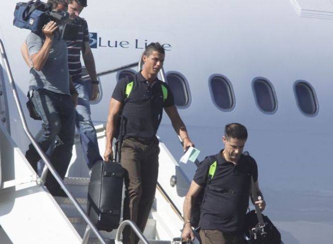 Кристиано Роналдо пристигна в София