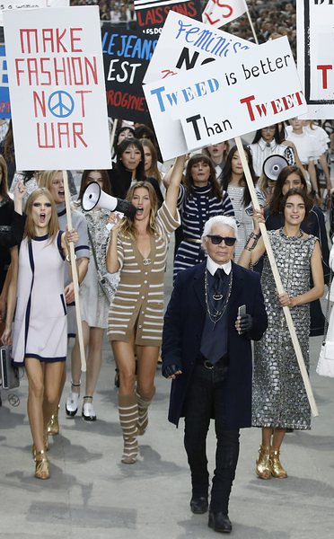 ”Шанел” с протест на ревюто си в Париж