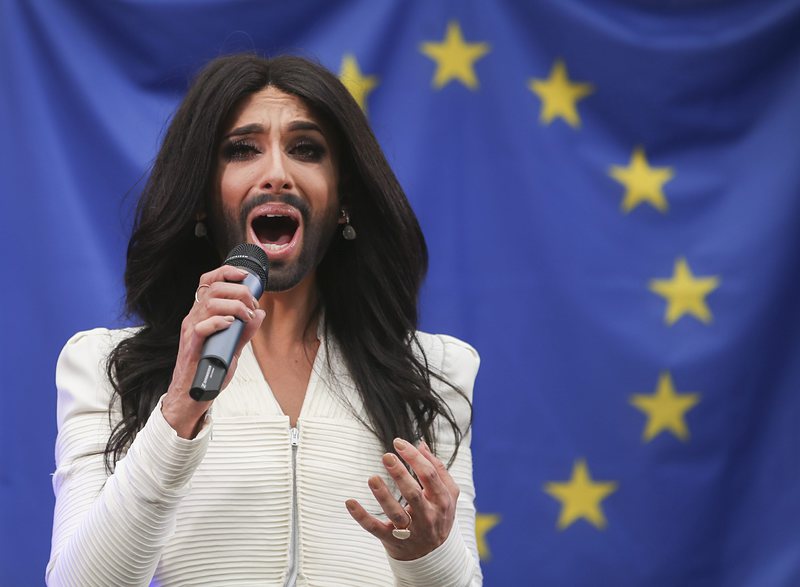 Кончита Вурст пя в Европарламента