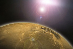 Спътник изпрати уникално изображение на атмосферата на Марс