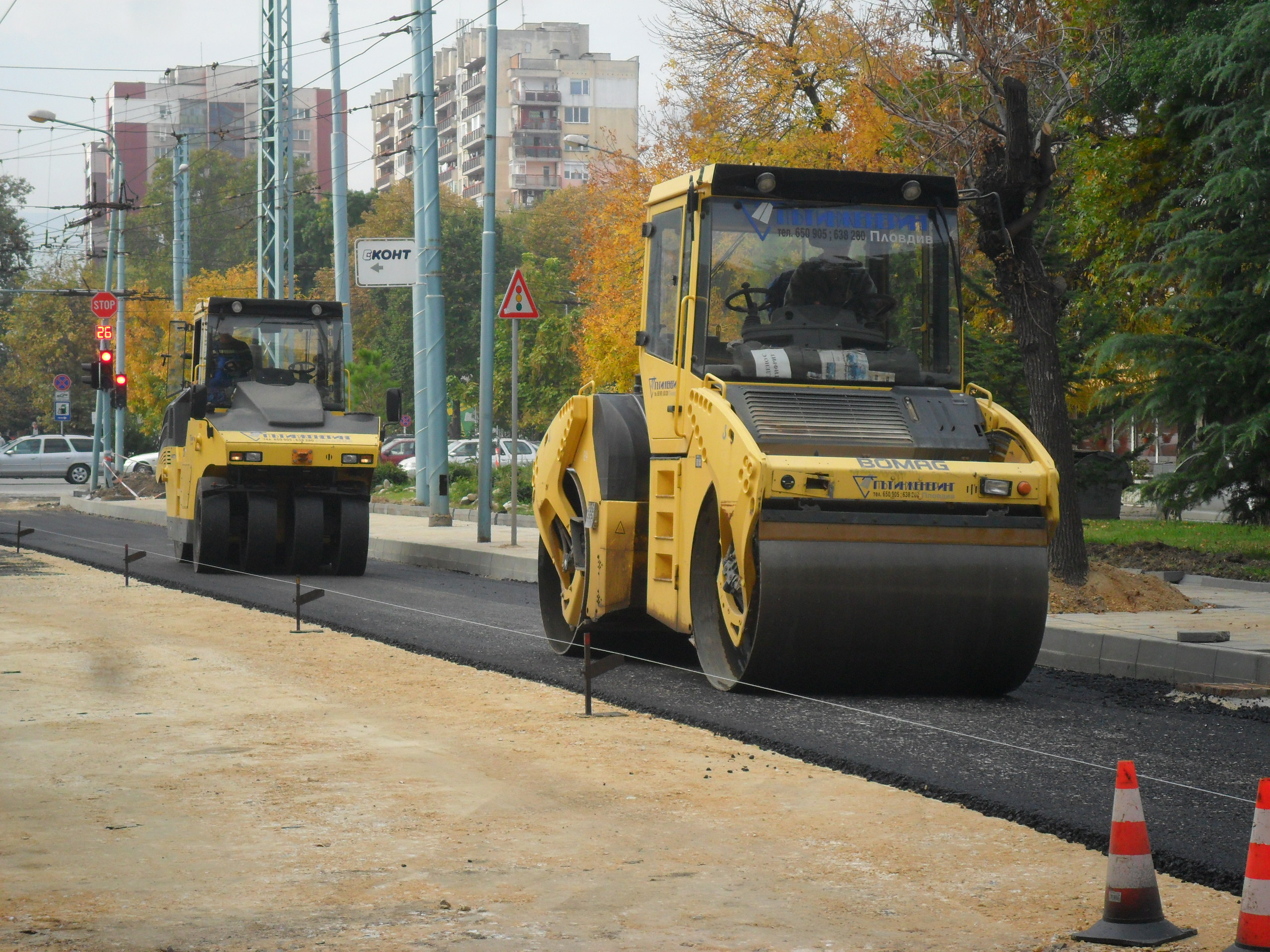 Започна асфалтирането на булевард „Македония”