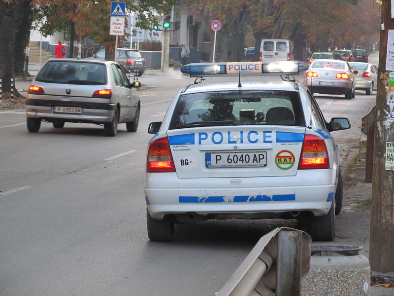 Полицейска кола в Русе, патрулка