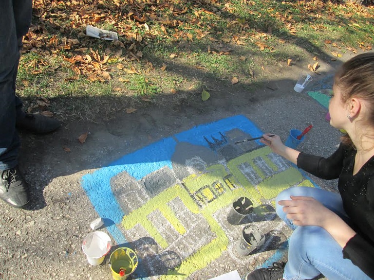 Конкурс за рисунка на асфалт даде старт на проект ФОКУСИ-2
