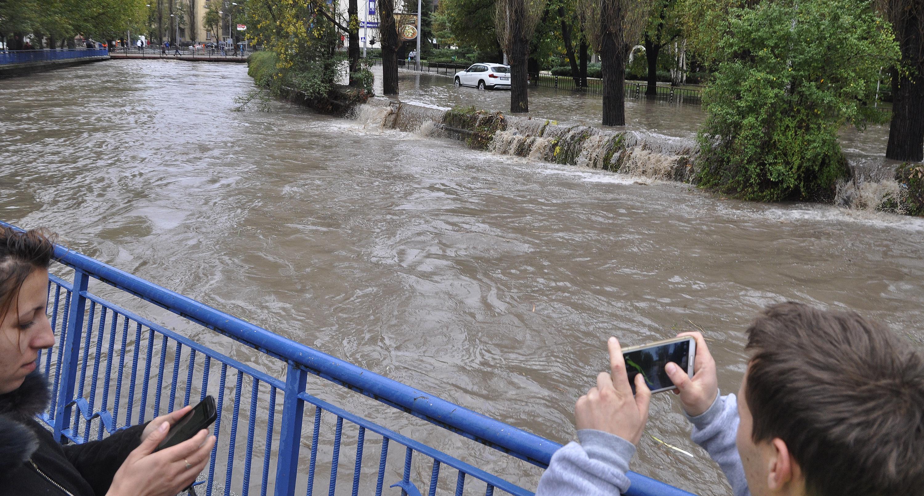 Река Хасковска наводни Хасково