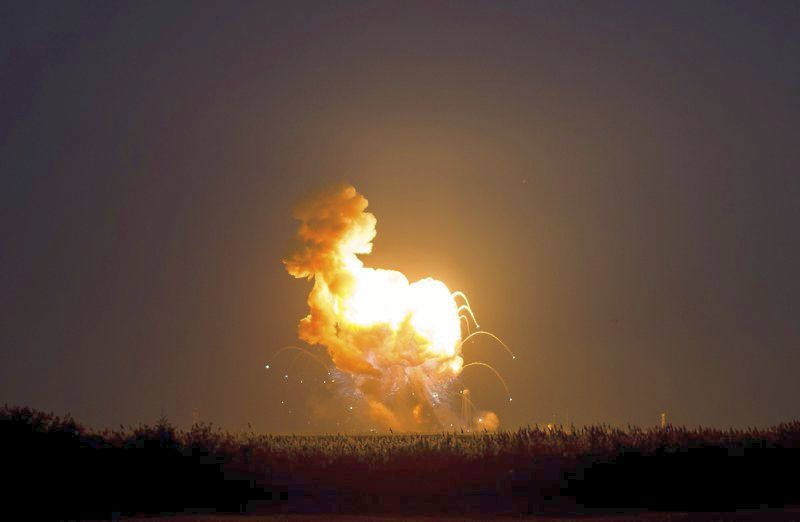Ракетата експлоадира 6 секунди след старта си на път за МКС