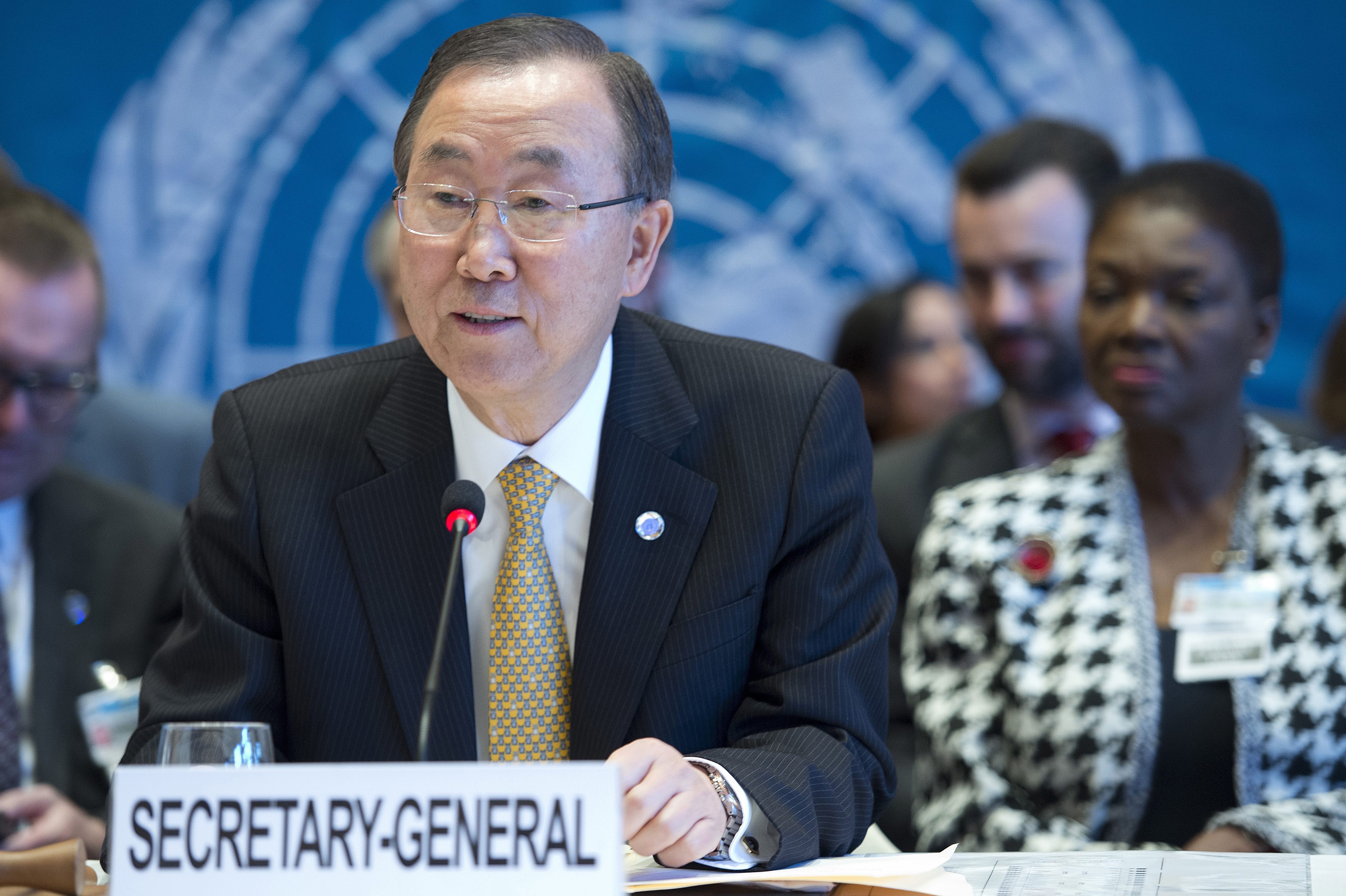 Генералният секретар на ООН Бан Ки-мун