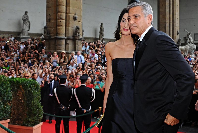 Джордж Клуни и годеницата му Амал Аламудин