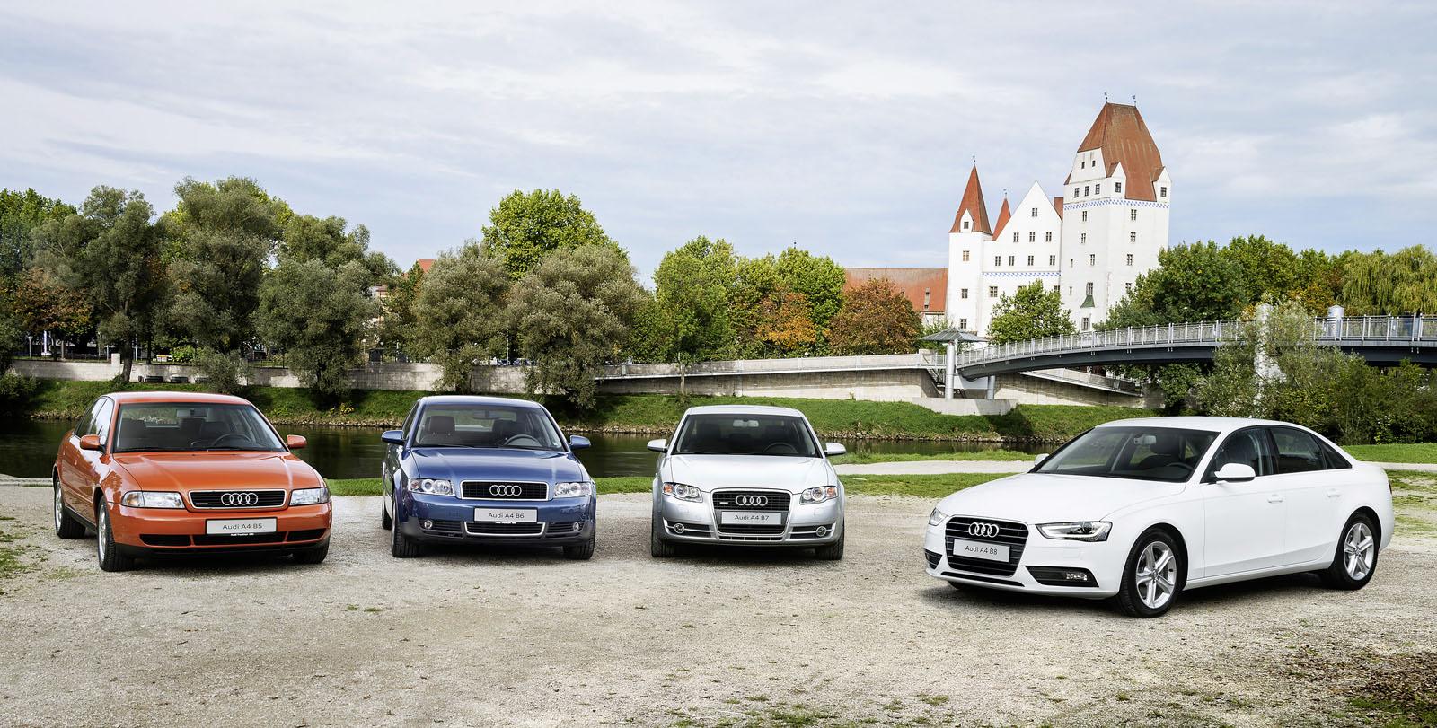 Audi A4 отпразнува своята 20-годишнина