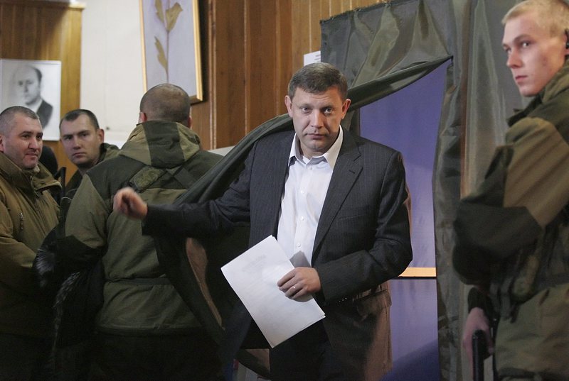 Министър-председателят на самопровъзгласилата се Донецка народна република Александър Захарченко, който ще стане президент
