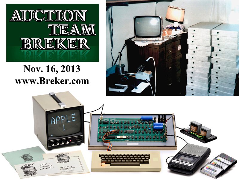 Един от първите Apple компютри продаден на търг