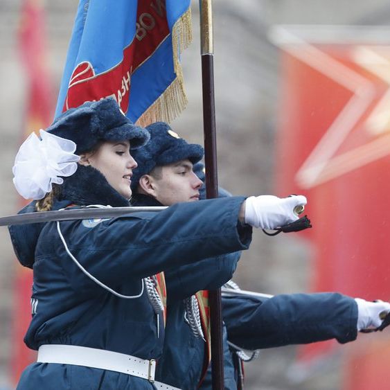 Военен парад на Червения площад (снимка архив)