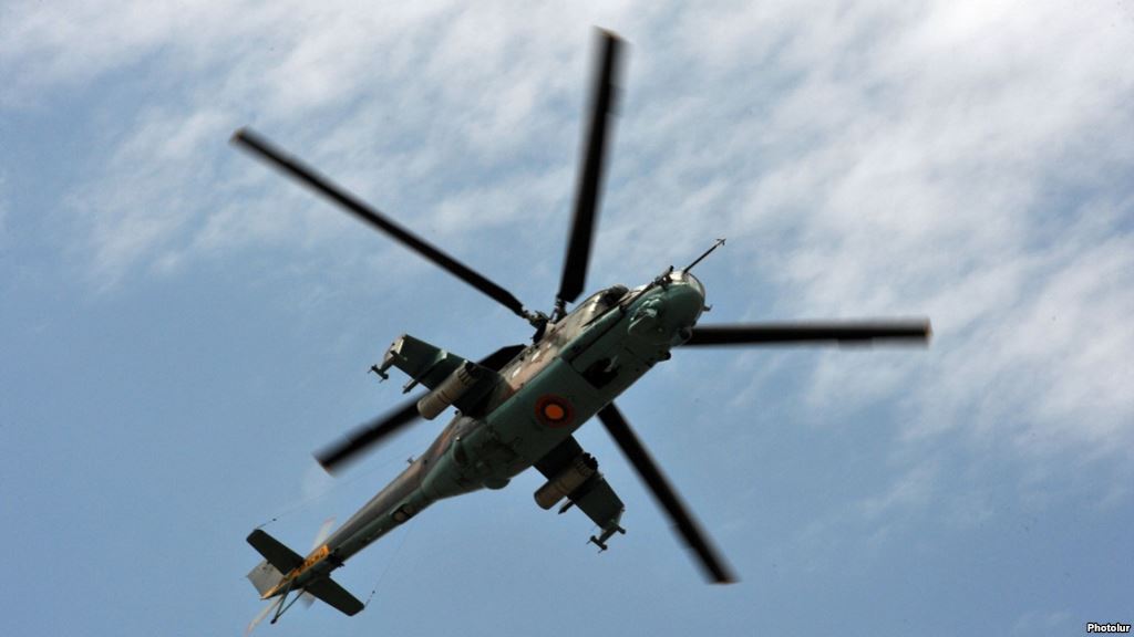 При възобновените сражения в Нагорни Карабах са били изпозвани хеликоптери