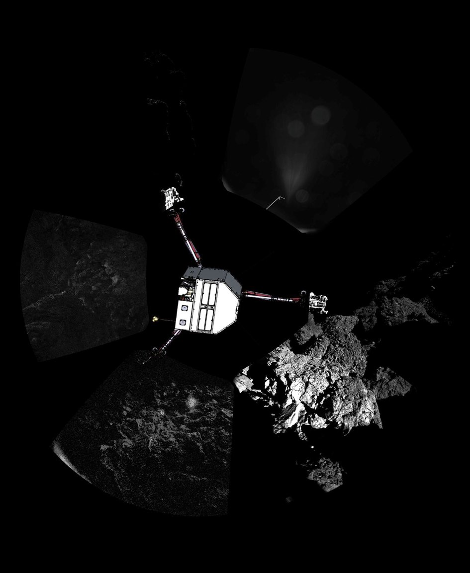 Позицията на сондата ”Philae” на кометата, според учените