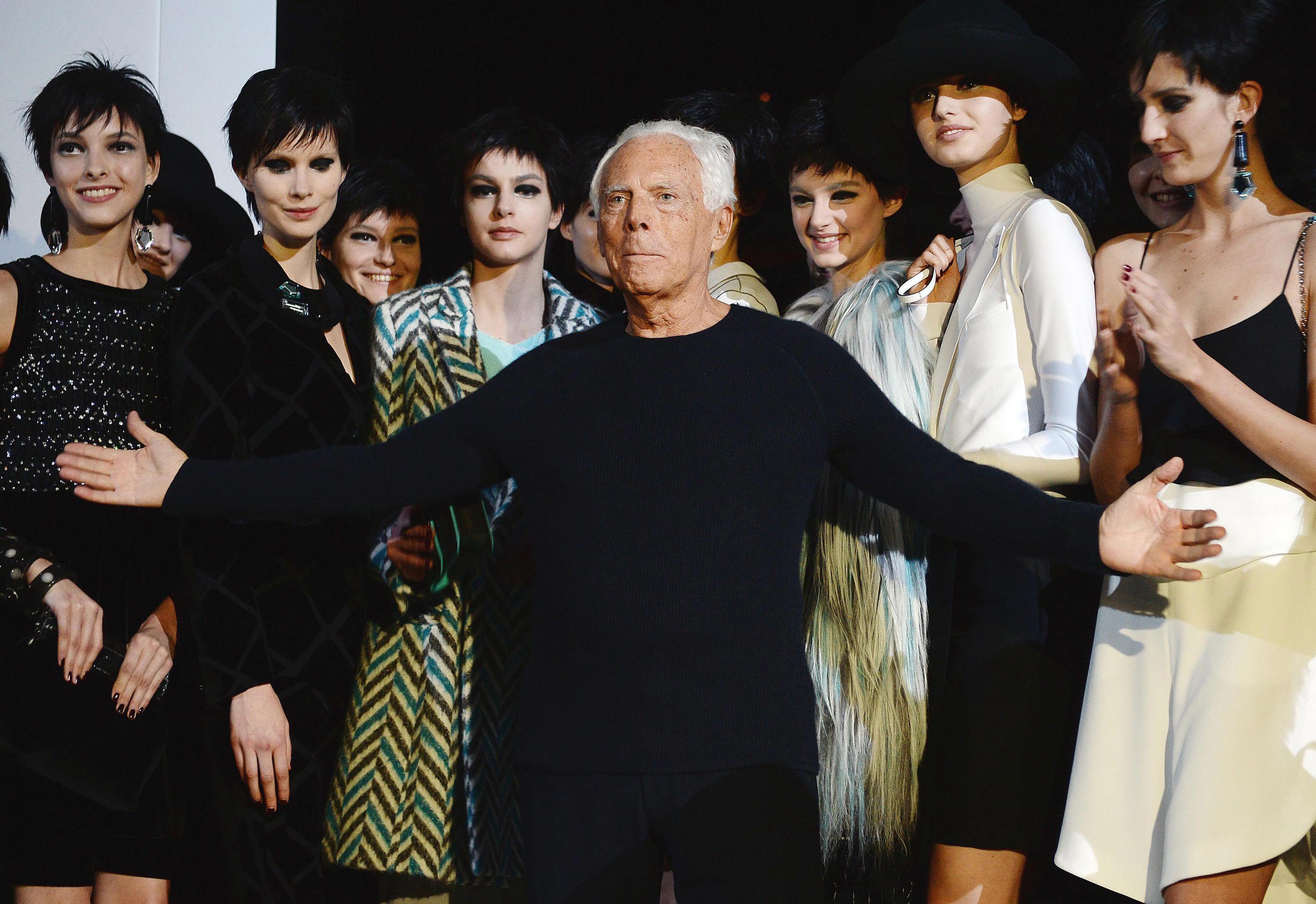 Джорджо Армани закрива модната седмица в Милано