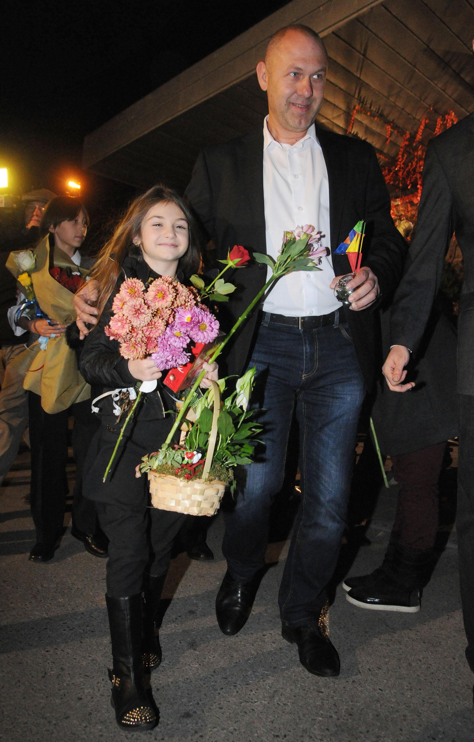 Крисия Тодорова с баща си Марин