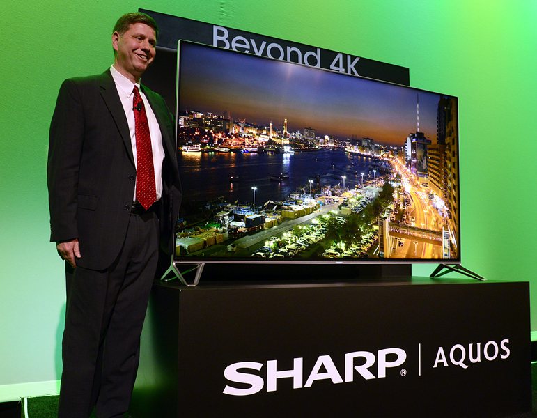 Sharp показа телевизор с резолюция, близка до 8K