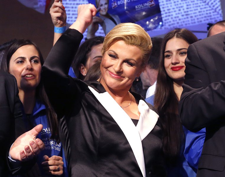 Колинда Грабар Китарович бе избрана за първата жена президент на Хърватия