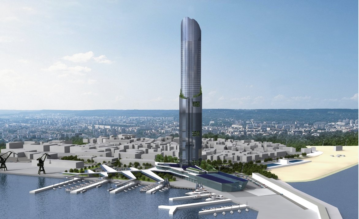 Архитект проектира небостъргач до Морска гара