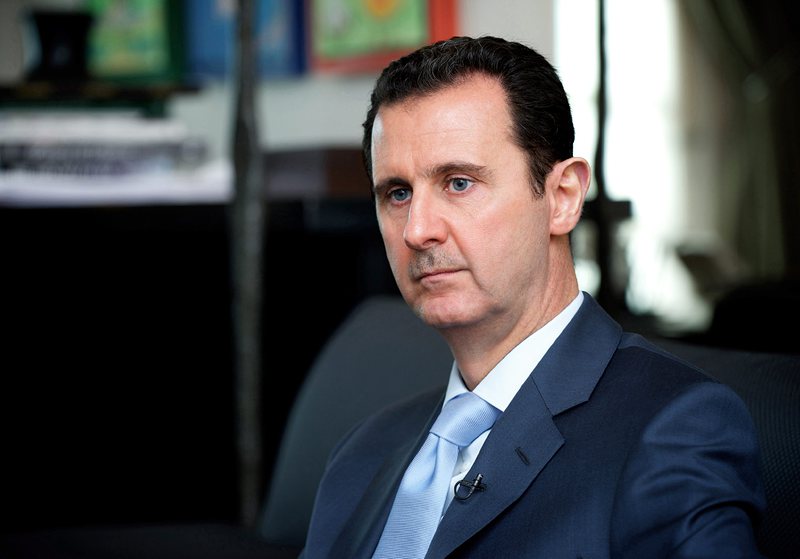 Сирийският президент Башар Асад е оптимист за благоприятен изход от гражданската война в Сирия, започнала през 2011 година