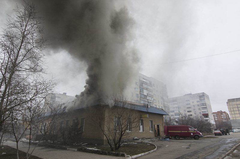Проруските сепаратисти обстрелвали от ракетни установки „Град” жилищен квартал